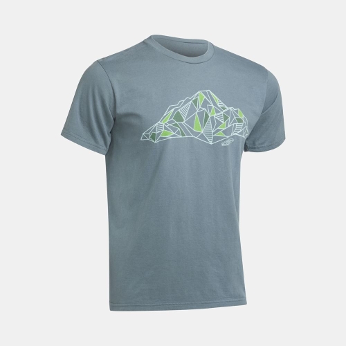 Keen Vêtements En Ligne | T-Shirts Keen Faceted Mountain Homme Grise Foncé (FRY734516)